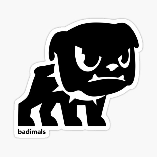 Bud Bulldog Sticker