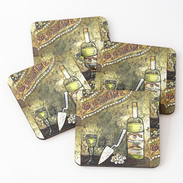Item preview, Absinthe / Green Fairy / Anise Liquor / Sugar Cubes / Victorian Aperitif / Wormwood designed and sold by artenvironments.