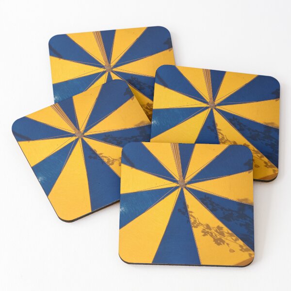 Item preview, Blue and Yellow Umbrella  photo designed and sold by MaryaMeerkat.
