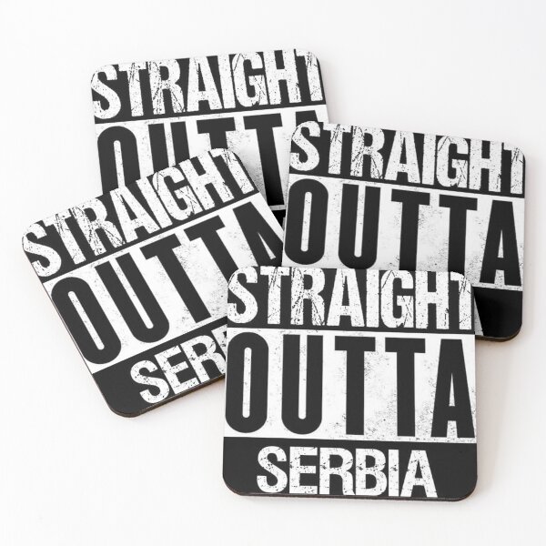 Aperçu de l'œuvre Straight Outta Serbia créée et vendue par Designer Eccentric.