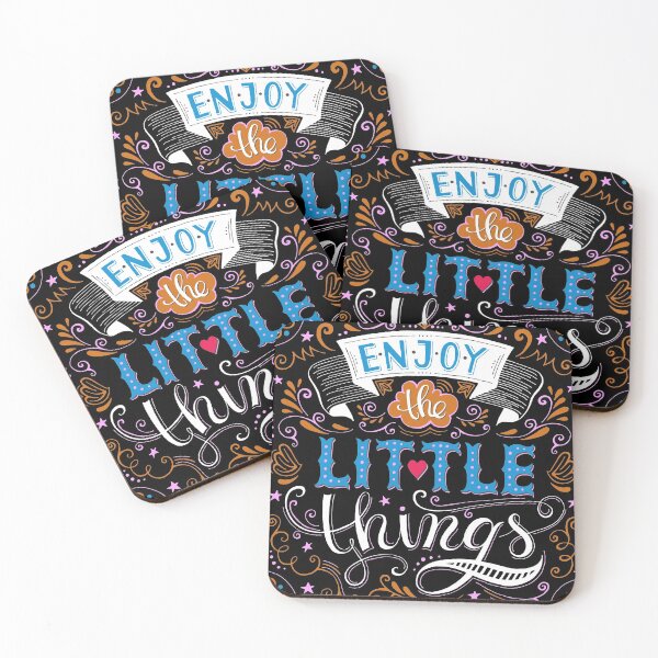 Item preview, Enjoy the little things motivational saying quote designed and sold by TheSimpleMan.