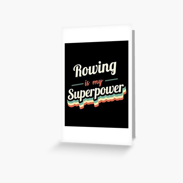 Item preview, Rowing is my Superpower  designed and sold by Custom365.