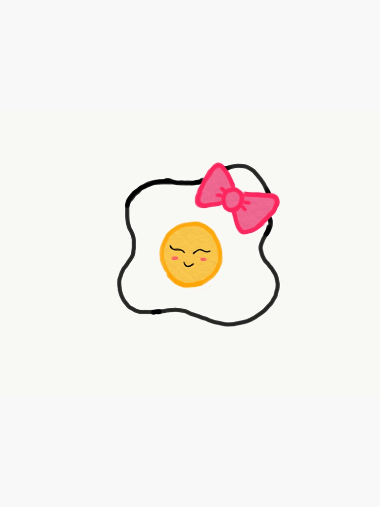 “Cute Egg” Sticker by asdf-art | Redbubble