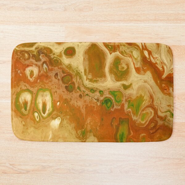 Item preview, Sienna golden Acrylic Pour Abstract designed and sold by Sheila Wenzel Ganny.