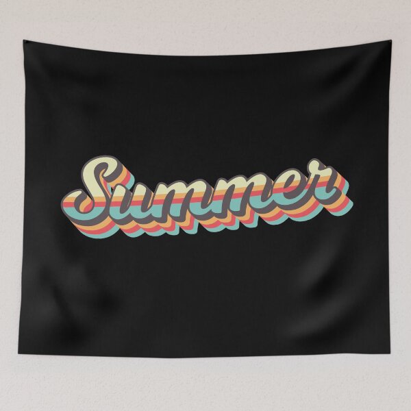 Item preview, Summer (Retro Letter Style) designed and sold by AmpersandCuster.