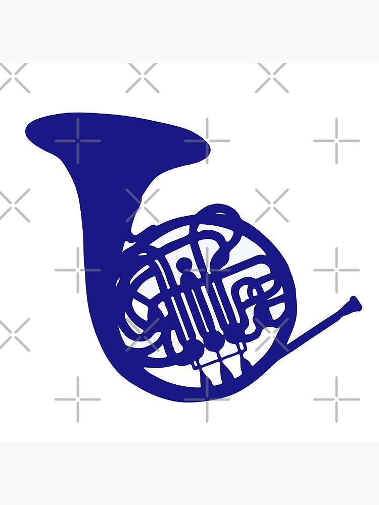Thumbnail 2 von 2, Stofftasche, Blau französisch Horn designt und verkauft von reyreypelcastre.