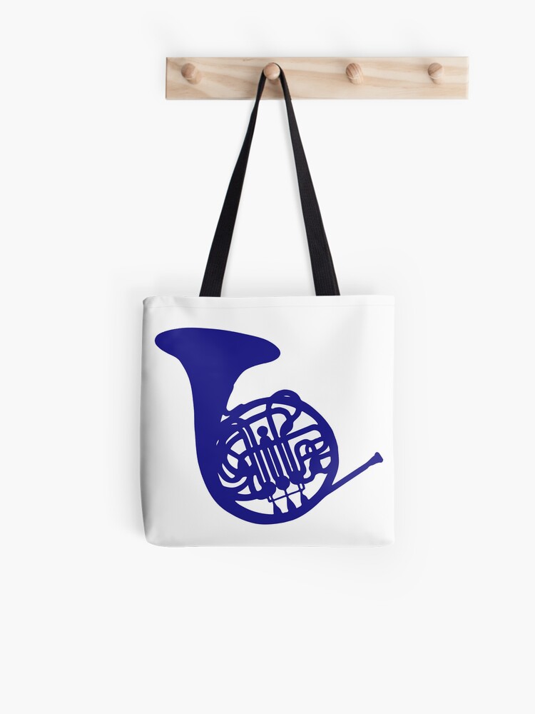 Thumbnail 1 von 2, Stofftasche, Blau französisch Horn designt und verkauft von reyreypelcastre.