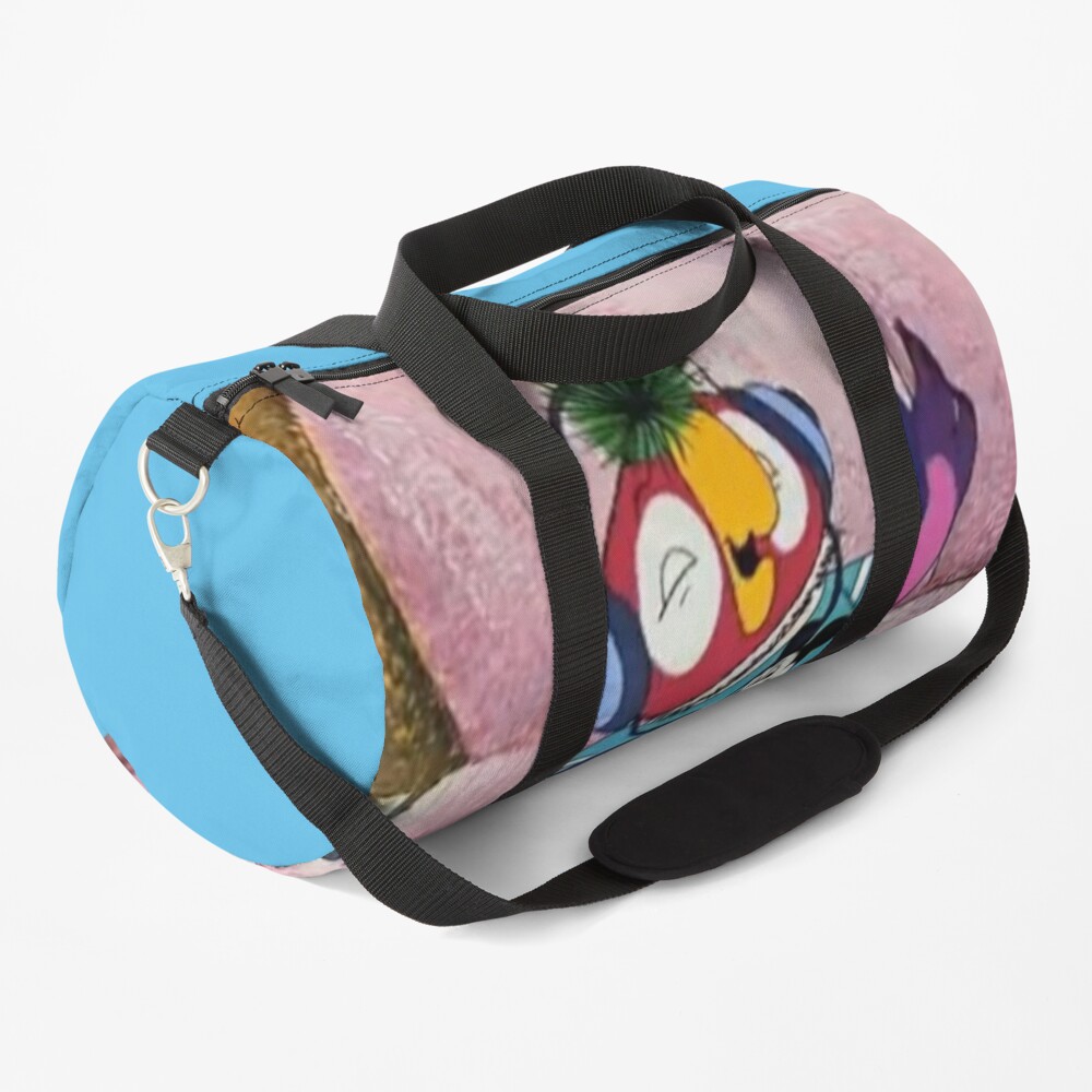 cartoon duffle bag