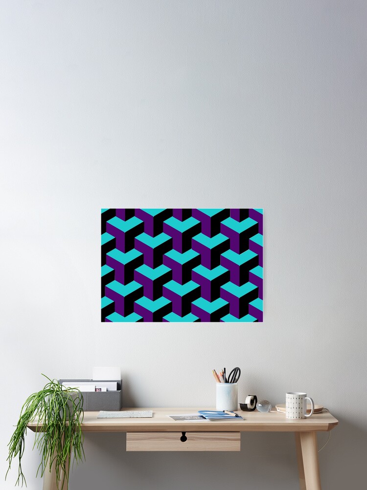 Thumbnail 2 of 3, Poster, Geometric Pattern designed and sold by MrAzizGh.
