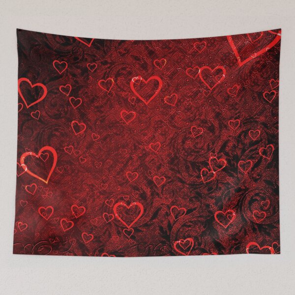Item preview, Vibrant Red Hearts designed and sold by Gothic Fantasy.