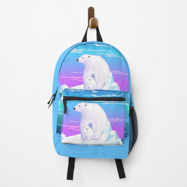 Item preview, Polar Bear Mom and Baby on Iceberg designed and sold by BluedarkArt.