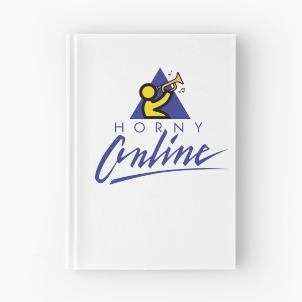 Item preview, Funny Self Deprecating Logo - Horny Online  designed and sold by ctkrstudio.