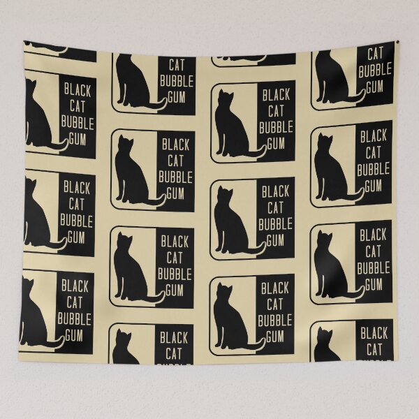 Item preview, Black Cat / Retro / Seventies / Bubble Gum / Hipster / Beatnik designed and sold by artenvironments.