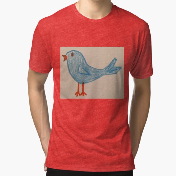 Bluebird of Happiness Tri-blend T-Shirt