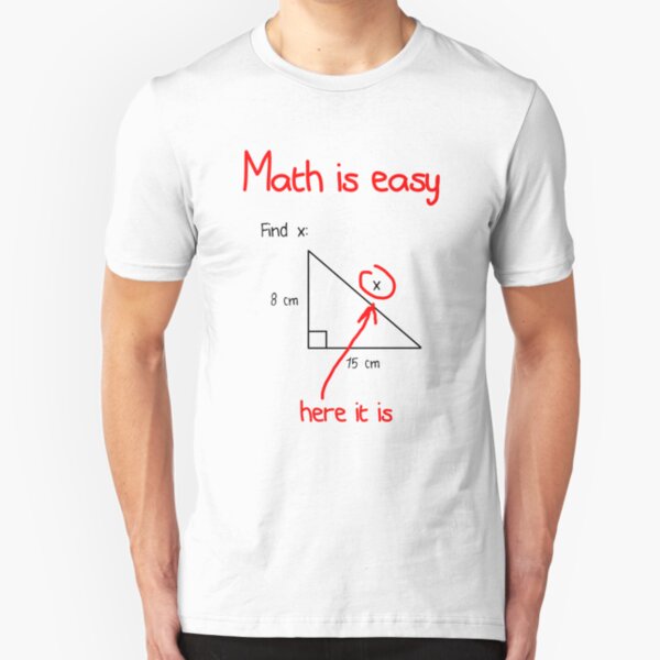 Math is Easy Slim Fit T-Shirt