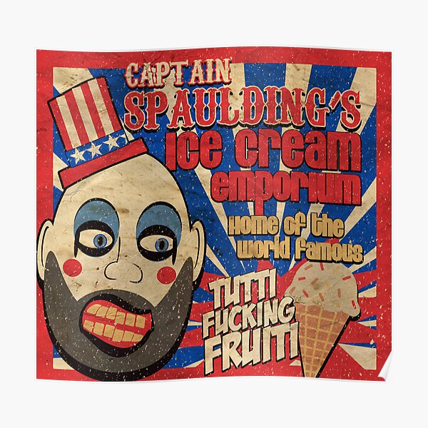 Capt. Spaulding's Ice Cream Emporium Poster