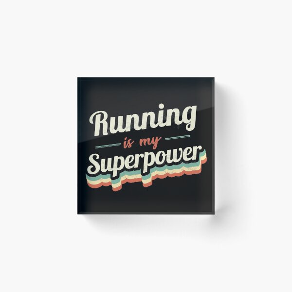 Item preview, Running is my Superpower  designed and sold by Custom365.
