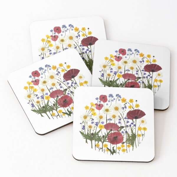 Item preview, Pressed Flower Circle 'Summertime Meadows' designed and sold by Gifts With Nature.