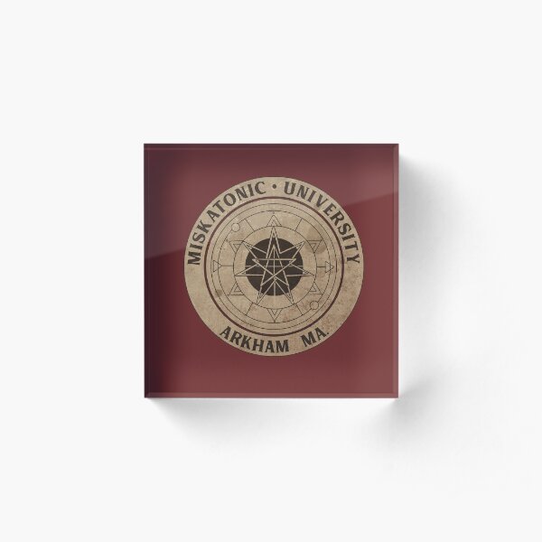 Miskatonic University Acrylic Block