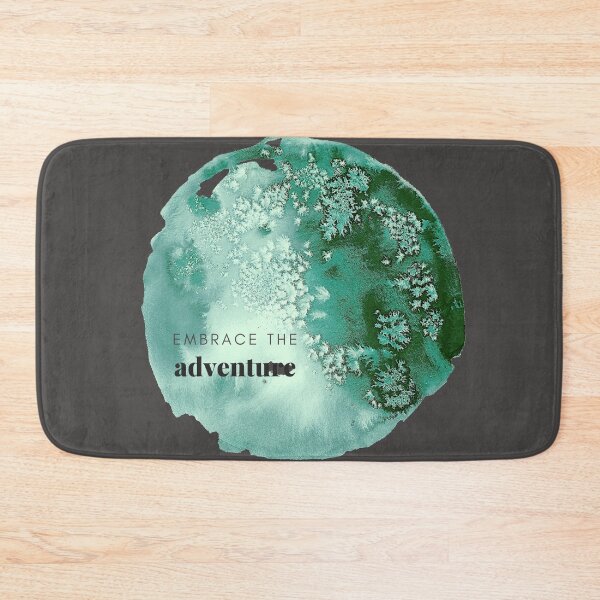 Item preview, Embrace the Adventure Green Emerald Watercolor Inspirational Affirmation Quote designed and sold by ArianaDagan.