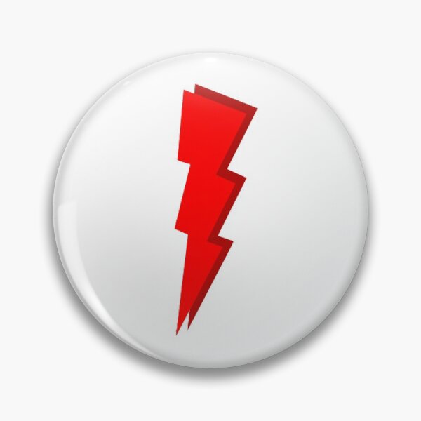 Item preview, red lightning bolt designed and sold by AshleyAnnThomas.