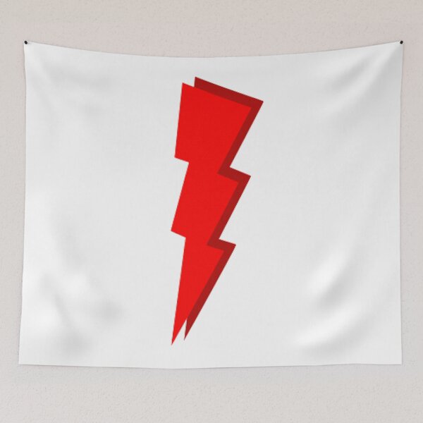 Item preview, red lightning bolt designed and sold by AshleyAnnThomas.