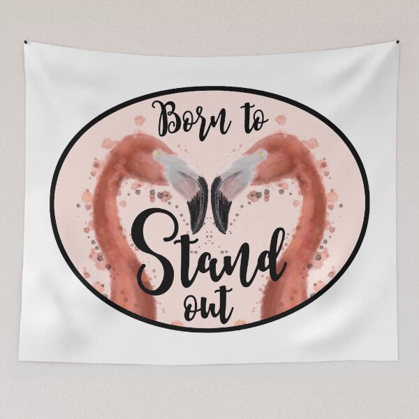 Item preview, Flamingo-Born to Stand out designed and sold by conklinephotos.