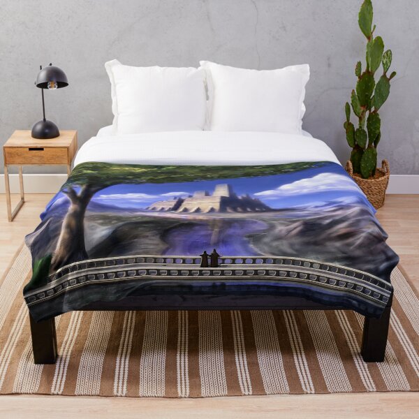 Item preview, Fantasy dreamy castle with tree and bridge designed and sold by Maks08.