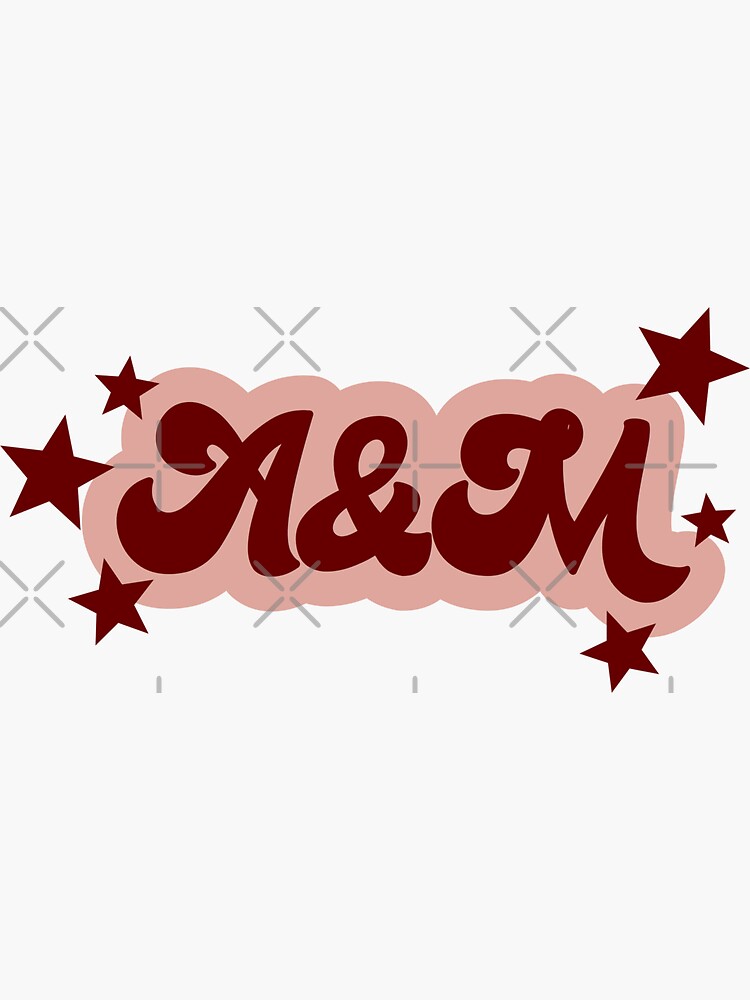 Retro Starry A&M by smstickersx