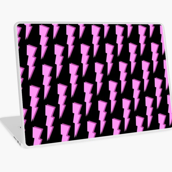 pink lightning bolt Laptop Skin