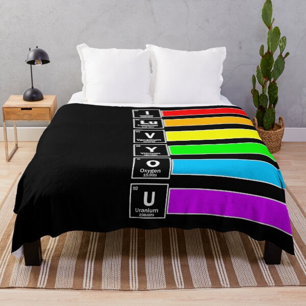 Item preview, I LOVE YOU chemical elements and LGBT flag colors designed and sold by patriotazx.