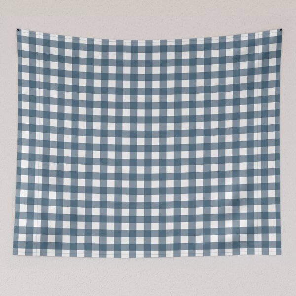 Item preview, navy blue gingham pattern designed and sold by ImagineKaye.