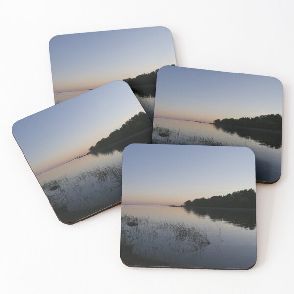 Item preview, sunset on a picturesque lake designed and sold by mrivserg.