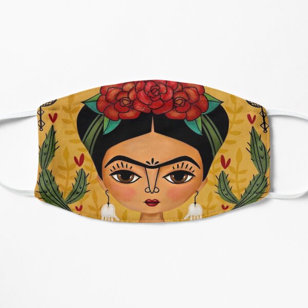 Illustration de Frida Kahlo Masque sans plis