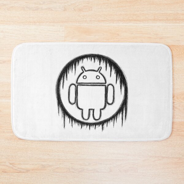 Item preview, Android logo digital painting sketch black outline designed and sold by sfantujimmy.