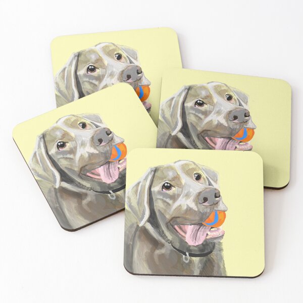 Item preview, Dog w ball yellow designed and sold by Chloecitron.