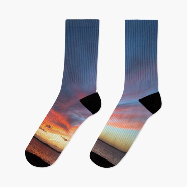 Item preview, Tropical Sunset Sea Seascape Red Clouds designed and sold by worldways.