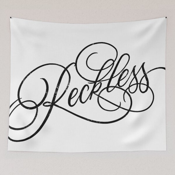Item preview, Reckless designed and sold by BadTypeCo.