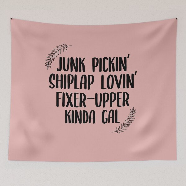Item preview, junk pick shiplap lovin .fixer-upper kinda gal designed and sold by Djalane.