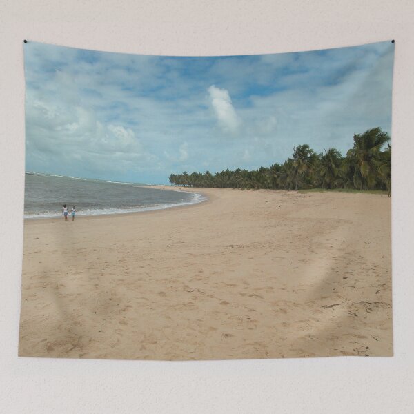 Item preview, Tropical Beach Coastline Palm tree Forest Landscape Brazil designed and sold by worldways.