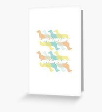 Dachshund Greeting Card