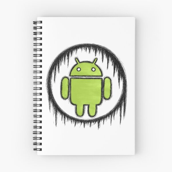Item preview, Android logo digital painting sketch black outline with color designed and sold by sfantujimmy.