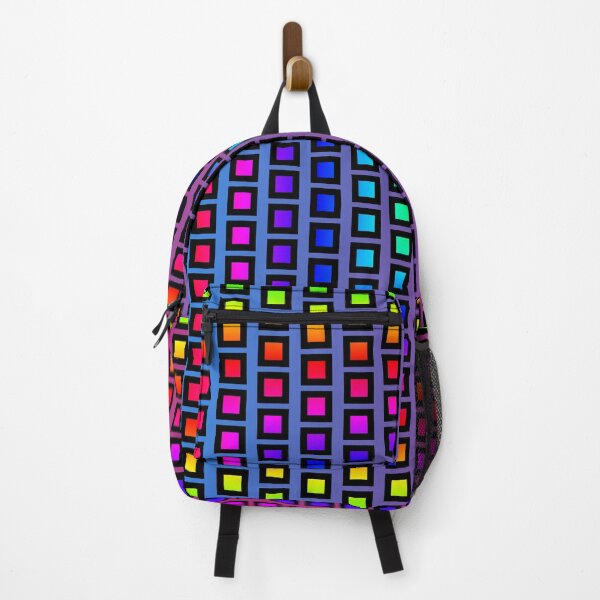 Item preview, Rainbow Squares Pattern In Retro-Modernistic Artstyle designed and sold by Dator-Abstracts.