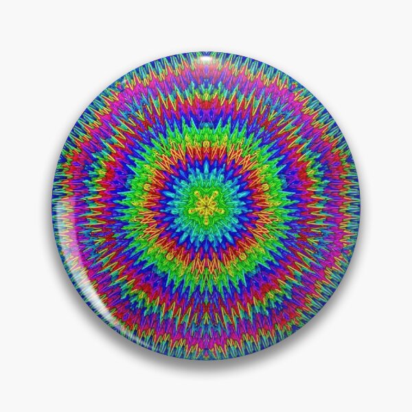 Item preview, Rainbow Trippy Psychedelic Pattern designed and sold by RiaBubble.