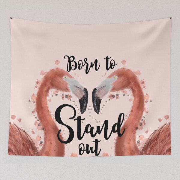Item preview, Pink Flamingo Born to Stand Out 2 designed and sold by conklinephotos.