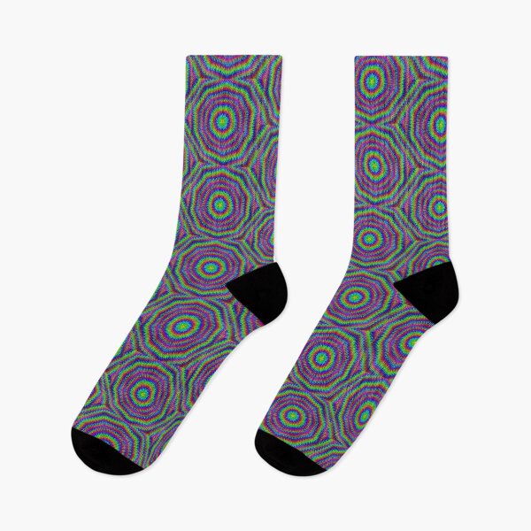 Item preview, Rainbow Trippy Psychedelic Pattern designed and sold by RiaBubble.