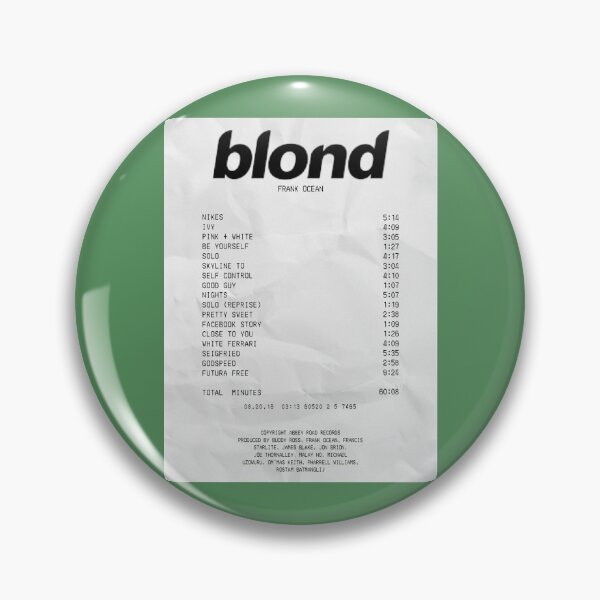 Item preview, album receipt designed and sold by Jenna Gardner.