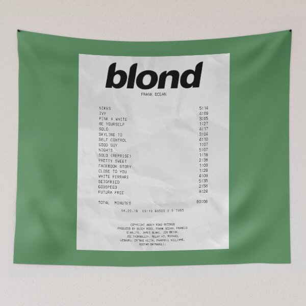 Item preview, album receipt designed and sold by Jenna Gardner.