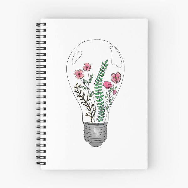 Item preview, Lightbulb with Flowers Inside designed and sold by niccdefilippis.