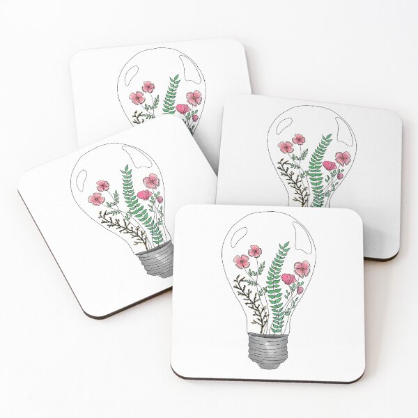Item preview, Lightbulb with Flowers Inside designed and sold by niccdefilippis.
